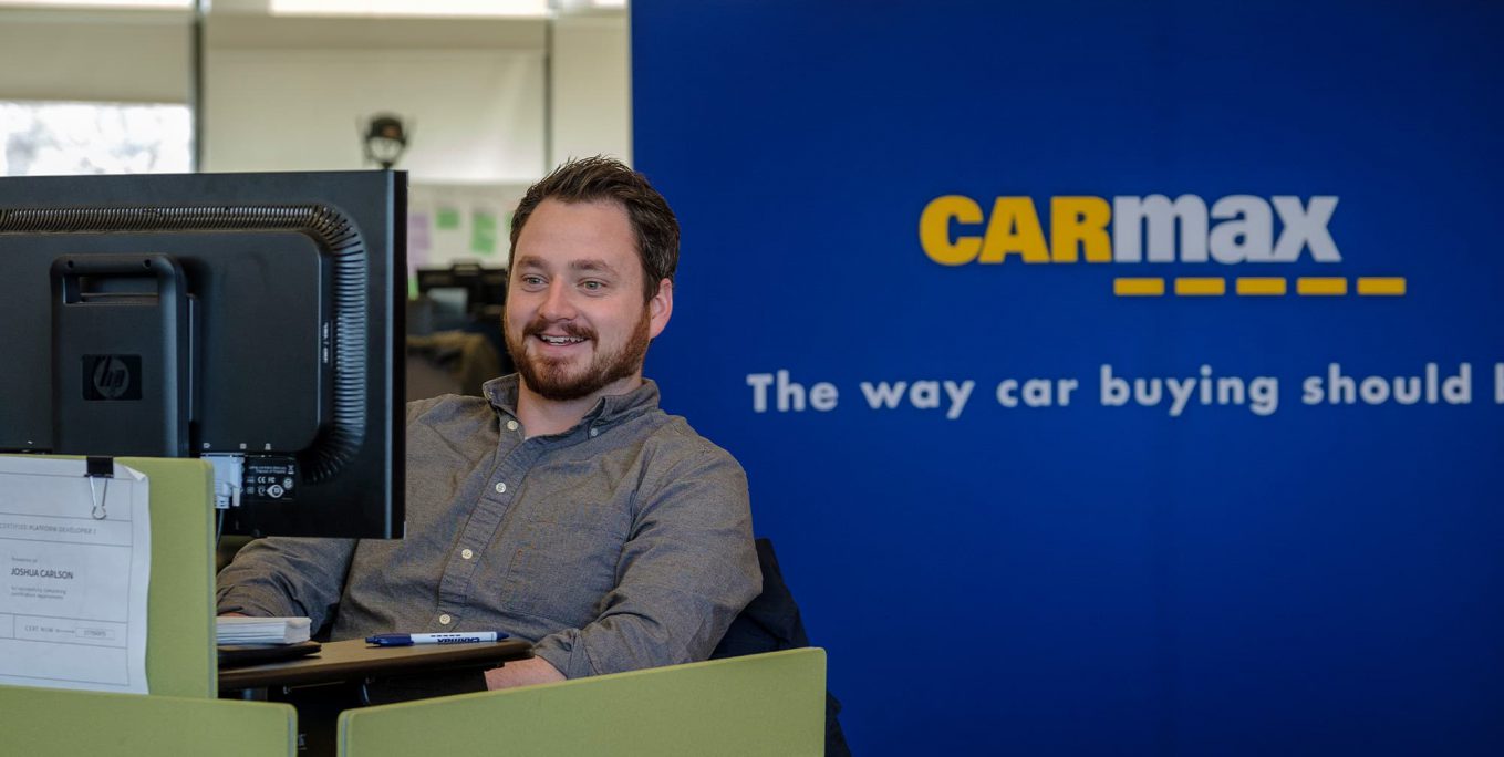 Carmax employee working